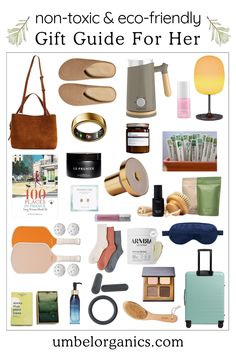 the ultimate non - toxic and eco - friendly gift guide for her