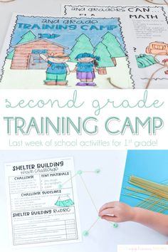 the second grade training camp has been set up for students to work on their activities