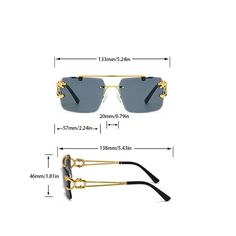 These sunglasses allow you to have all the fun under the sun. Fashioned with an alloy frame and anti-glare polycarbonate lenses, these chic glasses will add a classy touch to your look. The sunglasses are suitable to use for all face shapes. It is also rimless which will accentuate your style perfectly. Specifications Usage scope: Shopping,travel,beach,party,Cycling Type: Goggles,Suglass, sun eyeglasses, sun shades Suitable for Face Shape: Round face,Long face,Square face,Oval face Style: Rimless Style: Gothic Fashion Outdoor sports Fashion Vintage Retro,Cat aye, Heart Season: Spring, Summer, Automn,Fall, Winter Place Of Origin: China (Mainland) Origin: Mainland China Occasion: Driving, Travel, Beach, Party, Gift, Aviation, Fishing, Model Number: 1228 Lenses Optical Attribute: gradient pho Double Bridge Sunglasses, Men Shades, Chic Glasses, Face Style, Square Shades, Long Face, Vintage Trends, Square Face, Oval Face