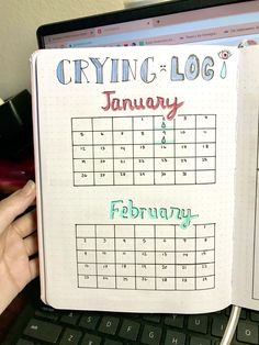 Cry Tracker Bullet Journal, Journal Tracking Ideas, Trackers Ideas