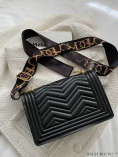 BagForLove - Chic Square Bag with Mini Chevron Chain Decoration Product Description Color Black Details Chain Type Square Bag Bag Size Mini Strap Type Adjustable Pattern Type Plaid Style Fashionable Closure Type Flap Composition 100% Polyurethane Material PU Leather Size Chart INCH CM Strap Length Bag Length Bag Width Bag Height 47.2 inch 7.9 inch 2.8 inch 5.1 inch Strap Length Bag Length Bag Width Bag Height 120 cm 20 cm 7 cm 13 cm Details Pictures Similar Products h2 { text-align: center; } /* Plaid Fashion, Pearl Chain, Bag Bag, Square Bag, Chain Pendants, Maternity Bag, Women Clothes Sale, Bucket Bag, Bags Women