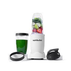 Liquify fresh fruits and veggies into healthy and delicious drink blends with this NutriBullet 900 Series blender.Gift Givers: This item ships in its original packaging. If intended as a gift, the packaging may reveal the contents.PRODUCT FEATURES Powerful 25,000 RPM motor blends with ease. Extractor blade breaks through seeds and stems. High-performance, BPA-free plastic cups are long lasting and durable. Flip-top lid is perfect for taking drinks on the go. Easy-to-use, buttonless operation len Nutribullet Pro, Nutri Bullet, Blender Smoothie, Personal Blender, Nutritious Smoothies, Smoothie Makers, Nuts And Seeds, Nutribullet Blender, Plastic Cups