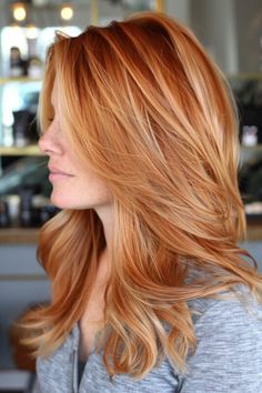 Red Hair For Blondes, Blonde Highlights Hair Color Ideas, Subtle Babylights, Red With Blonde Highlights, Red With Blonde, Highlights Hair Color Ideas, Blonde Highlights Hair, Pampered Princess