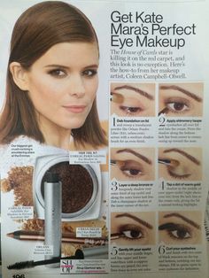 Natural Makeup Eyeshadow, Seventeen Makeup, Eye Makeup Natural, Vintage Makeup Looks, Dream Makeup, Victoria Secret Model, Kate Mara, Makeup Stuff