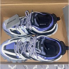 Balenciaga Track Sneaker Purple Size 44 Shoes Balenciaga, Balenciaga Track, Balenciaga Shoes, Purple Color, Color Purple, Balenciaga, Men's Shoes, Track, Size 10