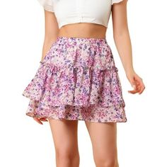 You're ready for a fab and stylish season with this ruffle mini skirt.
Pair with your favorite tops and heels for a chic look.
Flirt and flutter through your day in this fabulously feminine ruffled mini skirt.
Nothing offers a charming appeal like the ruffle layers skirt.
Complete your cute style in this floral ruffle mini skirt. Chiffon Mini Skirt, Summer Mini Skirt, Mini Skirt Pink, Ruffle Skirts, Layered Mini Skirt, Cute Mini Skirt, Ruffled Mini Skirt, Skirt Images, Ruffle Mini Skirt