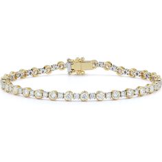 Sofer Jewelry - Alternating Size Diamond Bezel and 4 Prong Bracelet in 14K Two Tone Gala Events, Bezel Diamond, Tennis Bracelet, Prong Setting, Round Diamonds, Colored Diamonds, Two Tone, Timeless Design, Jewelry Pieces