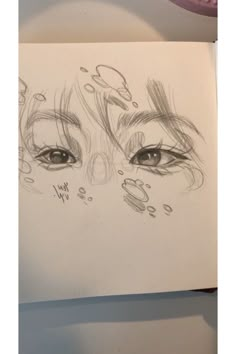 a drawing of two women's eyes with the caption you cant see them