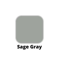 the sage gray color is shown in this image