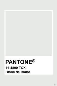 the pantone color is shown in white and gray, with black lettering on it