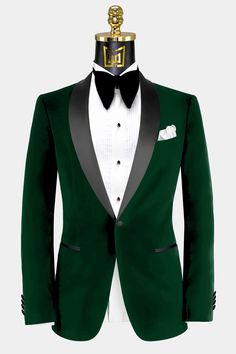 Mens-Emerald-Green-Velvet-Tuxedo-Jacket-Groom-Wedding-Blazer-from-Gentlemansguru.com Green Black Tuxedo, Emerald Green Suit Men Quinceanera, Velvet Green Tuxedo Wedding, Emerald Green And Black Tuxedo, Emerald Green And Gold Tuxedo, Deep Green Tuxedo, Emerald Green Tuxedo For Men, Emerald Green Suits For Men, Emerald Green Suits