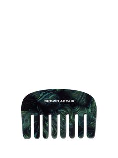 Elevate your hair care ritual with a chic, handmade, pocket-sized comb.In those moments when your hairstyle hits a snag, let this wide-tooth comb that fits perfectly in the palm of your hand work its detangling magic. Its smooth texture and rounded tips help it glide through wet or dry hair, thereby eliminating snarls and preventing breakage. (You can also use it to create volume or just give yourself a scalp massage.) Handmade by Swiss artisans, these eco-friendly combs are as beautiful as they Crown Affair Comb, Crown Affair, Anna Love, Violet Grey, Tom Ford Beauty, Self Tanners, Green Malachite, Your Hairstyle