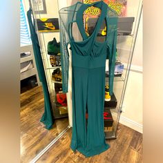 New Gorgeous Jumpsuit, Material Is Good Quality Fitted Green Pantsuit For Party, Fitted Green Pantsuit For Night Out, Green Fitted Pantsuit For Night Out, Club L London, London Clubs, Good Quality, Boot Cut, Pant Jumpsuit, Pants For Women