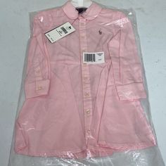 Toddler Girls Pink Polo Oxford Dress Size 2t New Tags Attached No Stains No Rips Original Plastic From Ralph Lauren Bundle And Save Fast Shipping All Reasonable Offers Are Welcomed Pink Collared Cotton Dress, Pink Cotton Collared Dress, Pink Polo, Polo Shirt Dress, Dresses Pink, Oxford Dress, Ralph Lauren Dresses, Ralph Lauren Dress, Toddler Girls