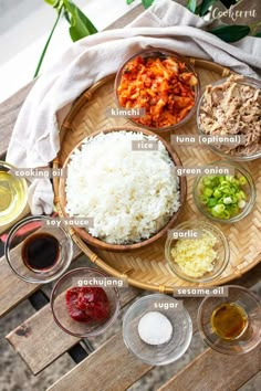 What To Pair With Kimchi, Tofu Kimchi Bowl, Rice And Kimchi Bowl, Rice Kimchi Bowl, Pork Belly Kimchi Fried Rice, Lunch Ideas With Kimchi, Kimchi Fried Rice With Shrimp, Kimchi Fried Cauliflower Rice