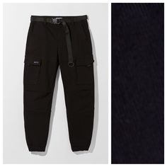 Nwt. Bershka Man Black Cotton Cargo Trousers With Belt. Size S, M. Ref. 0376/019. Bershka Is Part Of The Spanish Inditex Group (Which Also Owns The Brands Of Zara, Massimo Dutti, Pull&Bear, Oysho, Uterqe, Stradivarius And Zara Home). 1062 Black Relaxed Fit Cargo Pants For Fall, Trendy Black Cotton Cargo Pants, Stretch Black Cargo Pants With Cargo Pockets, Black Utility Pants For Winter, Black Cotton Cargo Pants For Fall, Black Trendy Relaxed Fit Cargo Pants, Trendy Black Relaxed Fit Cargo Pants, Fitted Black Utility Cargo Pants, Stretch Cotton Cargo Pants For Winter