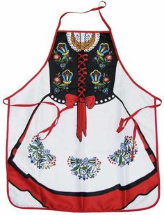 Polish Wedding Apron, Polish Costume, Scandinavian Costume, Fancy Shawl, Cultural Wear, Polish Culture, Polish Wedding, Polish Folk Art, Floral Kitchen