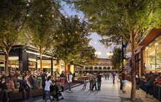 an artist's rendering of what the plaza might look like