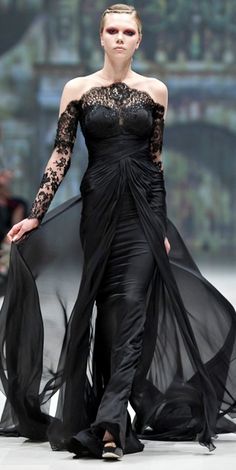 Pavoni fall 2012 Haute Couture Gowns, Witchy Woman, Couture Gowns, Dark Fashion, Eminem