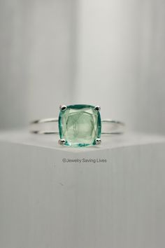 Green Aquamarine Promise Ring, Green Crystal Gemstone Ring Minimalist Style, Green Crystal Minimalist Ring With Gemstone, Minimalist Green Crystal Gemstone Ring, Green Aquamarine Ring For Gift, Green Aquamarine Rings For Gifts, Green Aquamarine Rings As A Gift, Green Topaz Ring May Birthstone Gift, Green Topaz Ring For May Birthstone Gift