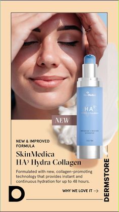 NEW PRODUCT DROP! HA5 Hydra Collagen visibly smooths the look of fine lines and wrinkles and reduces dry, dull skin. Colorful Makeup Ideas, Grooming Tips For Women, Flawless Makeup Tutorial, Skincare Marketing, Best Skincare Brands, Makeup For Hooded Eyes, Tighten Facial Skin, Beauty Hacks Skincare, Skincare Secrets