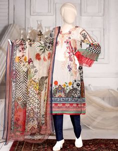 These 3-Piece articles are spell of embroidery on Digital Printed Lawn Shirt (3.15-Meters). Accompanied with Printed Chiffon/Lawn Dupatta(2.50-Meters) and Cambric Trouser(2.5-Meters). An Embroidered Organza Lace(0.33-Meters) Available on All our Stores & Online https://aleezonline.com   #fashionblogger #fashion #embroidery #cambric #lawn #lawnclothing #lawn2019 #summeroutfit #lawncollection #lawncollection2019 #pakistaniclothes #pakistanifashion Over 50 Womens Fashion