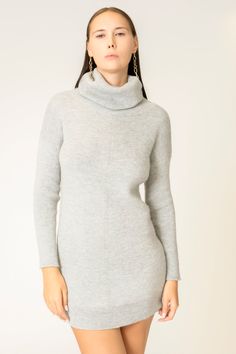 The Area Stars Roll Neck Sweater Dress is a cozy fall essential that combines warmth with effortless style. Featuring a foldable roll neck, this long sleeve knit sweater midi dress is perfect for keeping you snug during the colder months. Its versatile design makes it a basic closet staple that can easily be dressed up or down for any occasion.  Fabric Content: 100 % ACRYLIC  Label Size  Numeric Size               Bust                  Waist                        Hips XS                   0-2                             32                       22                            32 S                     4-6                             34                       24                            34 M                   8-10                            36                       26 Number Forms, Basic Closet, Rollneck Sweater, Sweater Midi Dress, Roll Neck Sweater, Long Sleeve Knit Sweaters, Fall Essentials, Sweater Dress Midi, Roll Neck