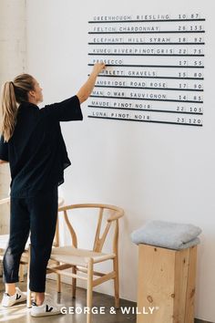 Wooden Letter Board Wooden Pegboard, George And Willy, Hanging Drying Rack, Exterior Signage, Retail Inspiration, Menu Boards, Letter Boards, Life Tools, Cafe Interior