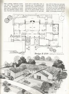 an old house with plans for it