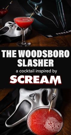 the woodsbroo slasher cocktail served by scream