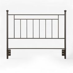 Provo Sturdy and Elegant Metal Headboard - Bronze Post Bed Frame, Slat Headboard, Iron Headboard, Open Frame Headboard, Colorful Headboard, Black Headboard, Metal Headboard, Full Size Bed Frame, Slatted Headboard