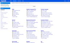 an image of the english language list in google's web page, which is open