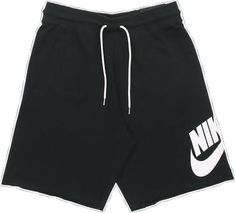 Black Sportswear Athletic Shorts, Nike Sportswear Shorts For Sports Events, Nike Sportswear Shorts For Sports, Nike Sports Shorts For Sports Season, Casual Black Sports Shorts, Cotton Sportswear Shorts For Sports, Black Moisture-wicking Cotton Shorts, Nike Athletic Sportswear Shorts, Nike Cotton Sports Shorts