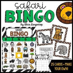 the safari themed game for children to play with their own animals and other animal friends