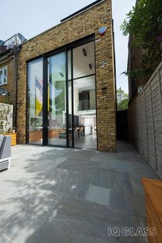 Double Height Sliding Doors London Property, Outside Patio, Doors And Windows, Glass Doors