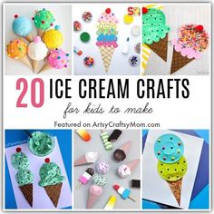 20 ice cream crafts for kids to make