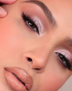 Sweet 16 Makeup, Mauve Makeup, Quinceanera Makeup, Soft Glam Makeup, Purple Makeup, Mauve Purple