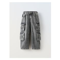 MULTI-POCKET DENIM PANTS