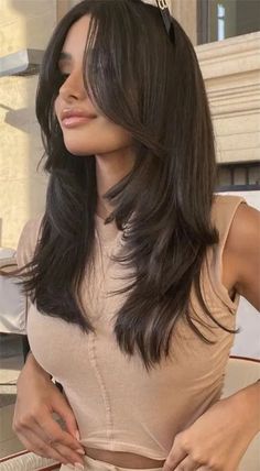 Trending Hair, Haircuts For Medium Hair, Haircuts Straight Hair, Long Hair With Bangs, Haircuts For Long Hair, Women's Hair, Hair Inspo Color, French Braid