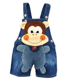 PRICES MAY VARY. Denim,Cotton Imported Button closure Machine Wash Overalls Summer, Shorts Overalls, Toddler Overalls, Overalls Shorts, Cartoon Monkey, Denim Decor, Baby Summer, Baby Overalls, Rompers For Kids