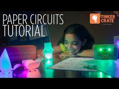 Copper Tape Circuit, Circuit Paper Projects, Led Crafts, Simple Circuit Projects, Homopolar Motor, Paper Circuit, Lanterns Diy, Paper Projects Diy