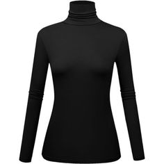 95% Rayon, 5% Spandex Imported Pull On Closure Machine Wash Quality Fabric:High Elastic Fabric, Soft, Breathable And Comfortable. Easy To Fit Anybody. Design:This Shirt Is Designed With A Turtleneck And Long Sleeves , Providing Full Coverage For The Upper Body Which Show Your Perfect Figure. Comfort: Due To The Slim Fit Design And Lightweight Material , The Turtleneck Offers A High Level Of Comfort . It's Especially Useful For Protecting The Neck Against Cold Weather. Versatility: Flattering Tur Black Elastane Tops For Winter, Black Elastane Top For Winter, Black Elastane Turtleneck Top, Black Stretch Plain Tops, Elastane Turtleneck Top, Mock Neck Shirt, Black Mock Neck, Ribbed Turtleneck Sweater, Turtleneck Shirt