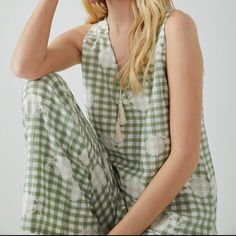 Indulge in ultimate comfort and style with our super soft floral summer pajamas, perfect for lounging at home. This two-piece lounge set features a V-neck top paired with your choice of comfy pants or PJ shorts, ensuring you stay cool and comfortable for the best night's sleep and relaxed lounging sessions. Bid farewell to night sweats with our temperature-regulating natural viscose sleepwear set, designed to keep you feeling fresh throughout the night. Crafted from hypoallergenic fabric that is Cotton Floral Print V-neck Sleepwear, Comfortable Floral Print Sleepwear For Spring, Comfortable Floral Print Sleepwear For Summer, Comfortable Summer Sleepwear For Loungewear, Comfortable Summer Loungewear Jumpsuits And Rompers, Comfortable Summer Jumpsuits And Rompers For Loungewear, Comfortable Summer Loungewear Jumpsuits, Comfortable Spring Sleepwear, Green Relaxed Fit Sleepwear For Spring