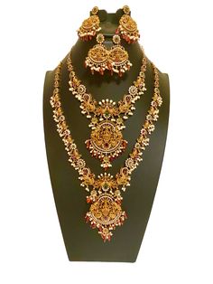 This beautiful Laxmi Peacock Guttapusalu Necklace is the perfect accessory to complement any Indian outfit. Hand-crafted with intricate details, this necklace showcases the traditional and elegant artistry of Indian jewelry. Add a touch of cultural charm to your style with this stunning piece. Jewellery Care- Keep the jewelry dry, avoid heat and contact with perfumes & water. Bridal Choker, Fancy Blouses, Indian Outfit, Affordable Jewelry, Bridal Sets, Indian Jewelry, Jewelry Care, Earring Set