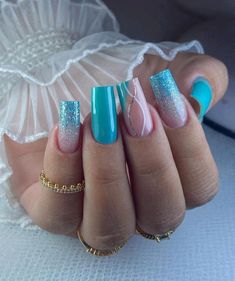 Fancy Nails, Best Acrylic Nails, Long Acrylic Nails, Cute Acrylic Nails, Nude Nails, Acrylic Nail Designs