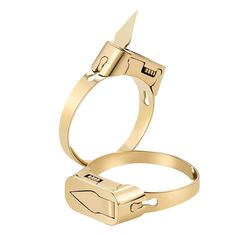 Cool Open Ring One Size for All - CowderryGold Hidden Blade, Open Rings, Stylish Rings, Cool Gifts For Women, Unisex Ring, Classic Ring, Open Ring, Stainless Steel Rings, Steel Ring