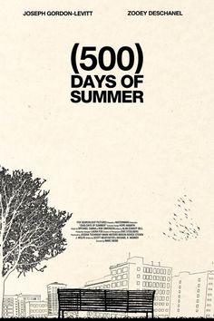 a book cover for 500 days of summer by joseph gordon - levitt