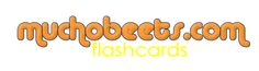 the logo for myobbetts com flashcards is shown in orange and yellow