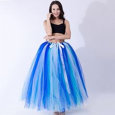 Hemline / Train:Long Length; Look After Me:Washable; Gender:Women's; What's in the box:Skirt; Types:Petticoat Hoop Skirt,Tutu,Under Skirt,Crinoline,Tulle Skirt; Holiday:Halloween,Masquerade,Carnival; Style:Rococo,Elegant; Occasion:Party  Evening,Carnival of Venice; Material:Nylon; Age Group:Adults; Listing Date:04/30/2024 Sewing Tulle, Long Tutu Skirt, Tulle Overskirt, Tulle Wedding Skirt, Gonna In Tulle, Long Tutu, Blue Tutu, Net Skirt, Gauze Skirts