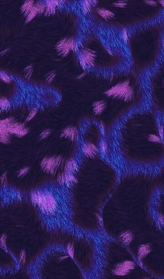 purple and black animal print upholstery fabric with lots of fur on it